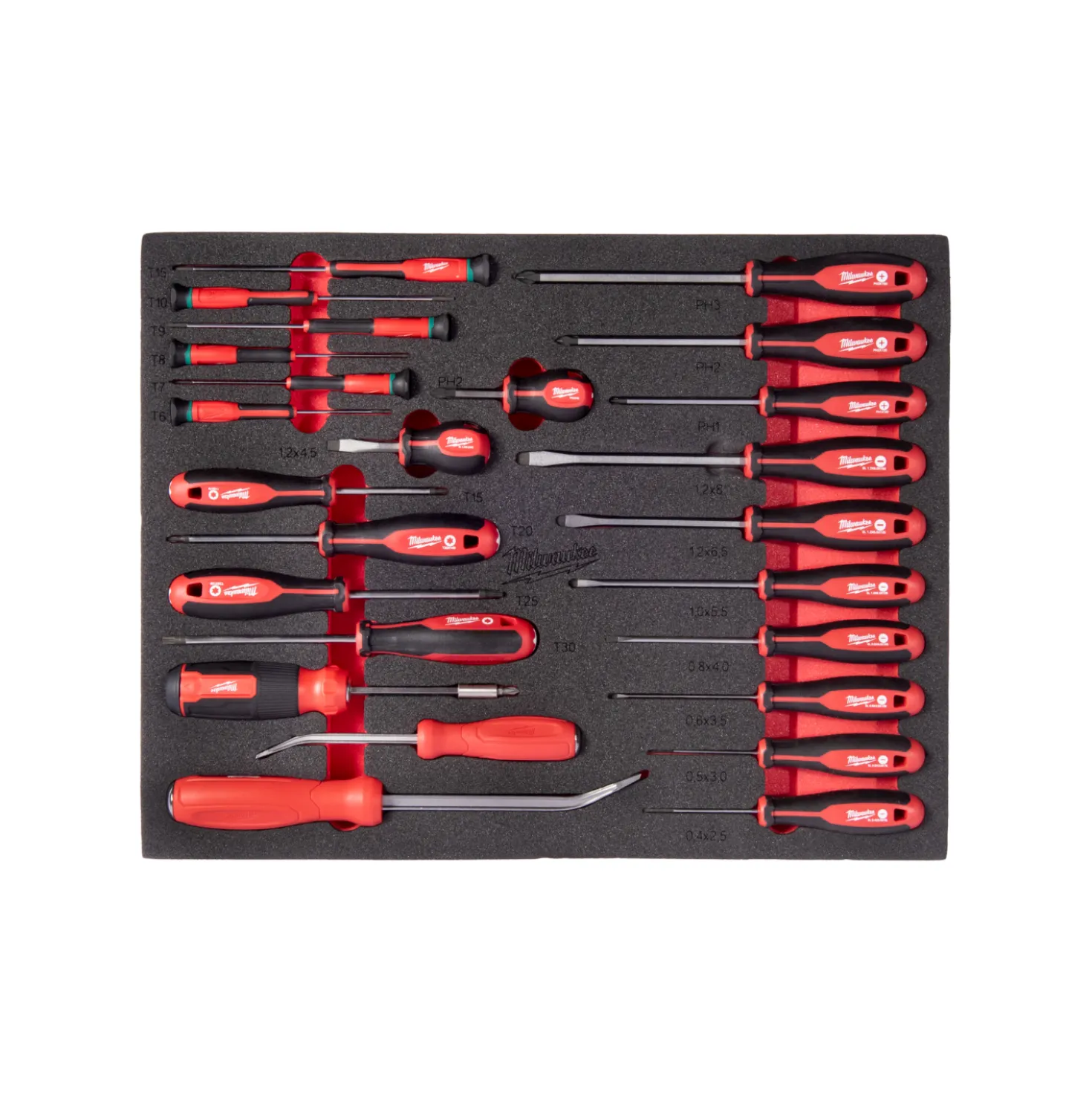 Milwaukee 4932500755 Gereedschapset in foam inlay - 38-delig