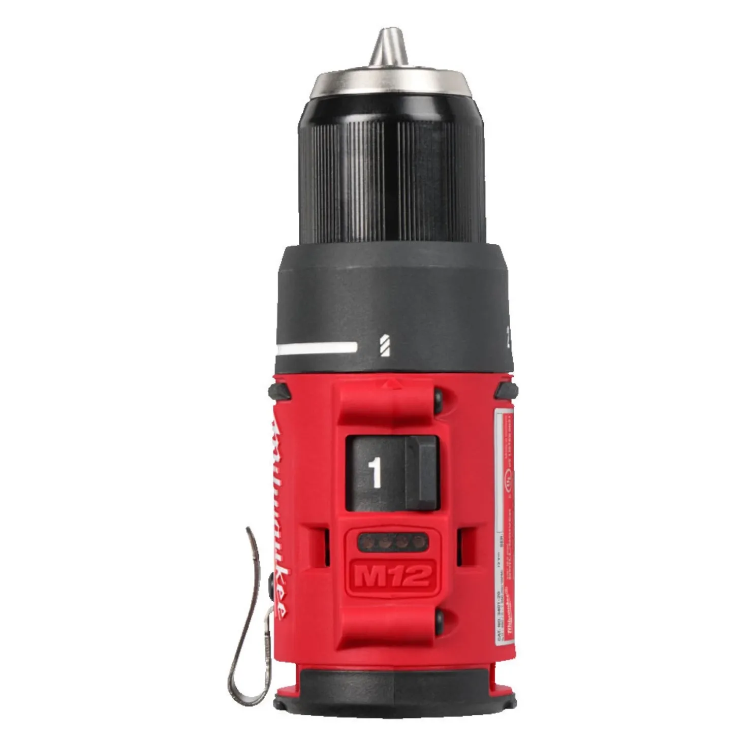 Milwaukee M12 BLDDRC-202C 12V Li-ion accu boor-/schroefmachine set (2x 2.0Ah accu) in koffer - 40Nm