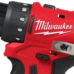 Milwaukee M12 BLDDRC-202C 12V Li-ion accu boor-/schroefmachine set (2x 2.0Ah accu) in koffer - 40Nm