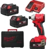 Milwaukee M18 BLIDR-502X 18V Li-ion accu slagschroevendraaier (2x 5.0Ah accu) set in HD Box - 190Nm