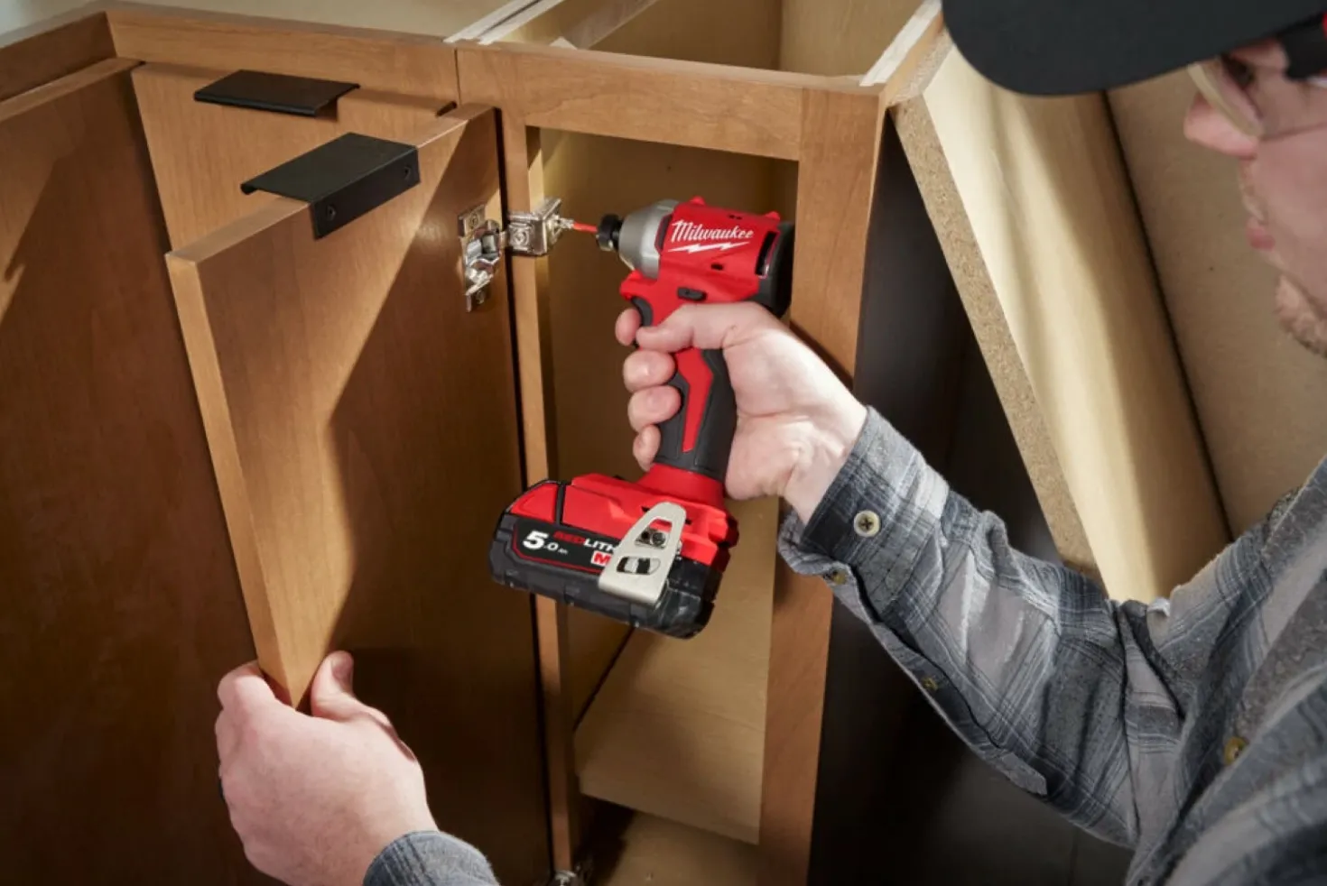 Milwaukee M18 BLIDR-502X 18V Li-ion accu slagschroevendraaier (2x 5.0Ah accu) set in HD Box - 190Nm
