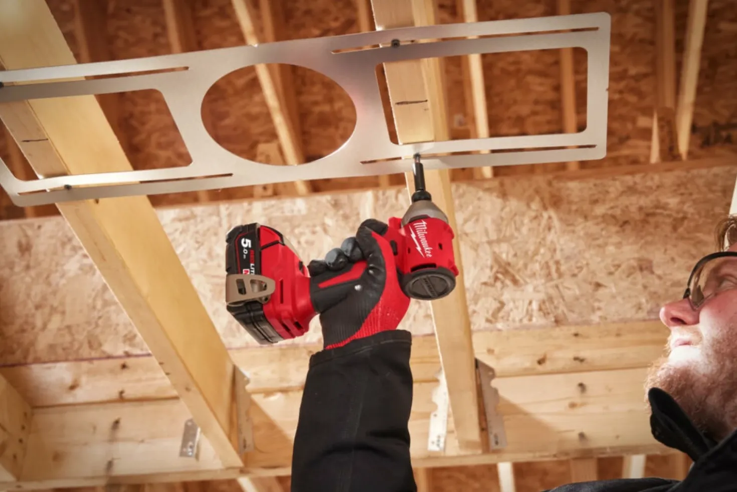 Milwaukee M18 BLIDR-502X 18V Li-ion accu slagschroevendraaier (2x 5.0Ah accu) set in HD Box - 190Nm