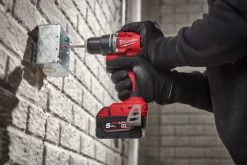 Milwaukee M18 BLPDRC-502C 18V Li-Ion accu klopboor- /schroefmachine set (2x 5.0Ah accu) in koffer