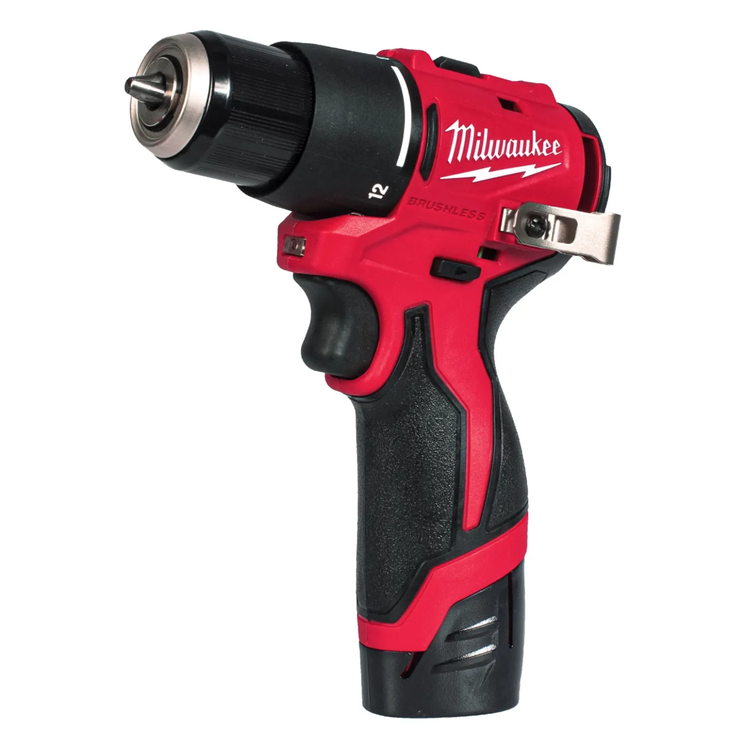 Milwaukee M12 BLPDRC-202C 12V Li-ion accu klopboor-/schroefmachine set (2x 2.0Ah accu) in koffer