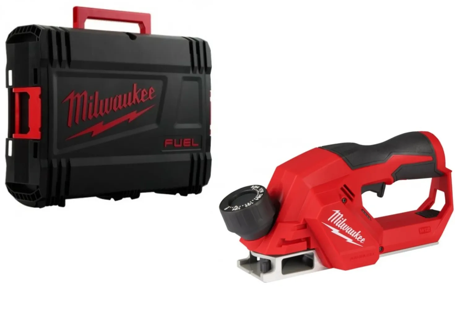 Milwaukee M12 BLP-0X koolborstelloze schaafmachine in HD box - 12V