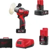 Milwaukee M12 BPS-421X 12V Li-Ion accu schuur-/polijstmachine set (1x 4.0Ah & 1x 2.0Ah accu) in HD Box