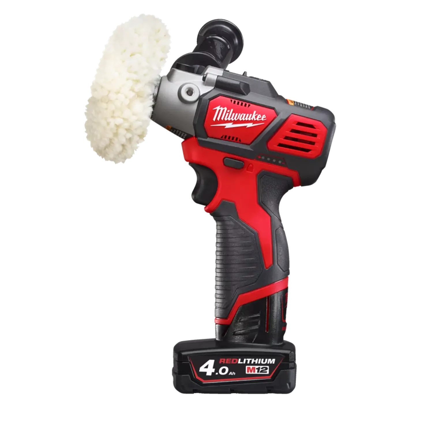 Milwaukee M12 BPS-421X 12V Li-Ion accu schuur-/polijstmachine set (1x 4.0Ah & 1x 2.0Ah accu) in HD Box