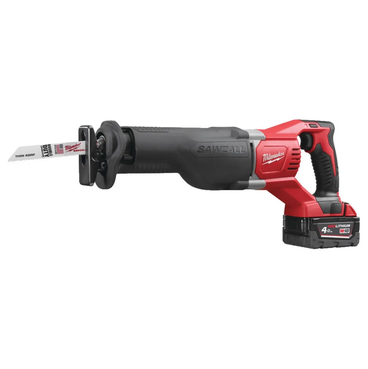 Milwaukee M18 BSX-402C 18V Li-Ion accu reciprozaag set (2x 4.0Ah accu) in koffer