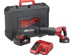 Milwaukee M18 BSX-402C 18V Li-Ion accu reciprozaag set (2x 4.0Ah accu) in koffer