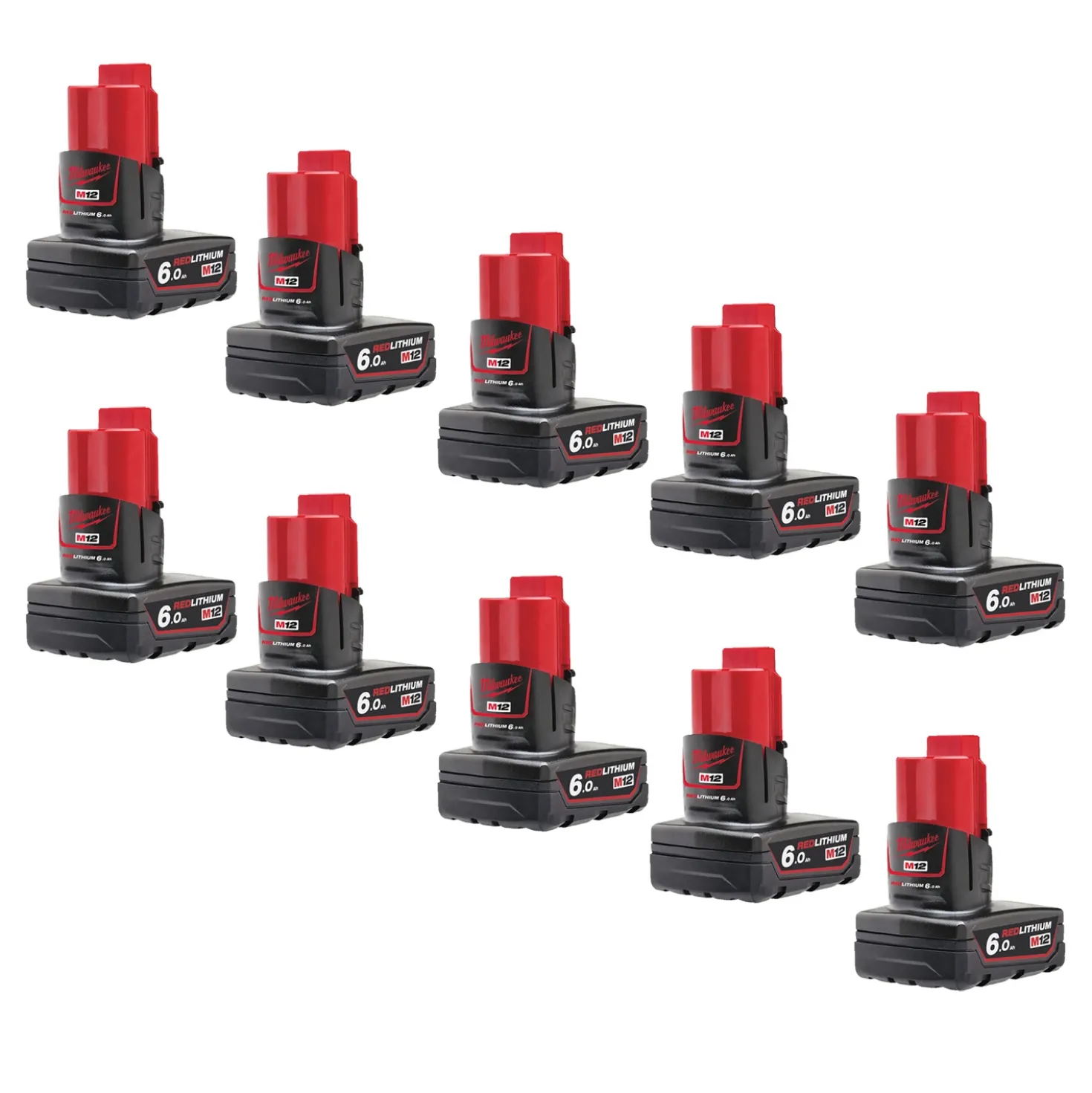 Milwaukee M12 B6 12V Li-ion accu - 6.0Ah (10st)