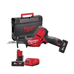Milwaukee M12 CHZ-602X 12V Li-Ion accu reciprozaag set (2x 6.0Ah accu) in HD Box - snelwissel - koolborstelloos