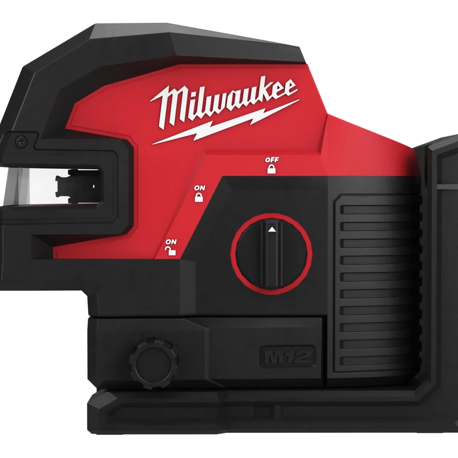 Milwaukee M12 CLL4P-0C 12V Li-Ion accu zelfnivellerende kruislijnlaser met 4 punten body in transportkoffer - groen