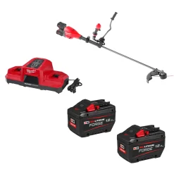 Milwaukee M18 F2BCU-122 18V Li-ion accu bosmaaier set (2x 12.0Ah accu) - asymmetrisch stuur - 43cm