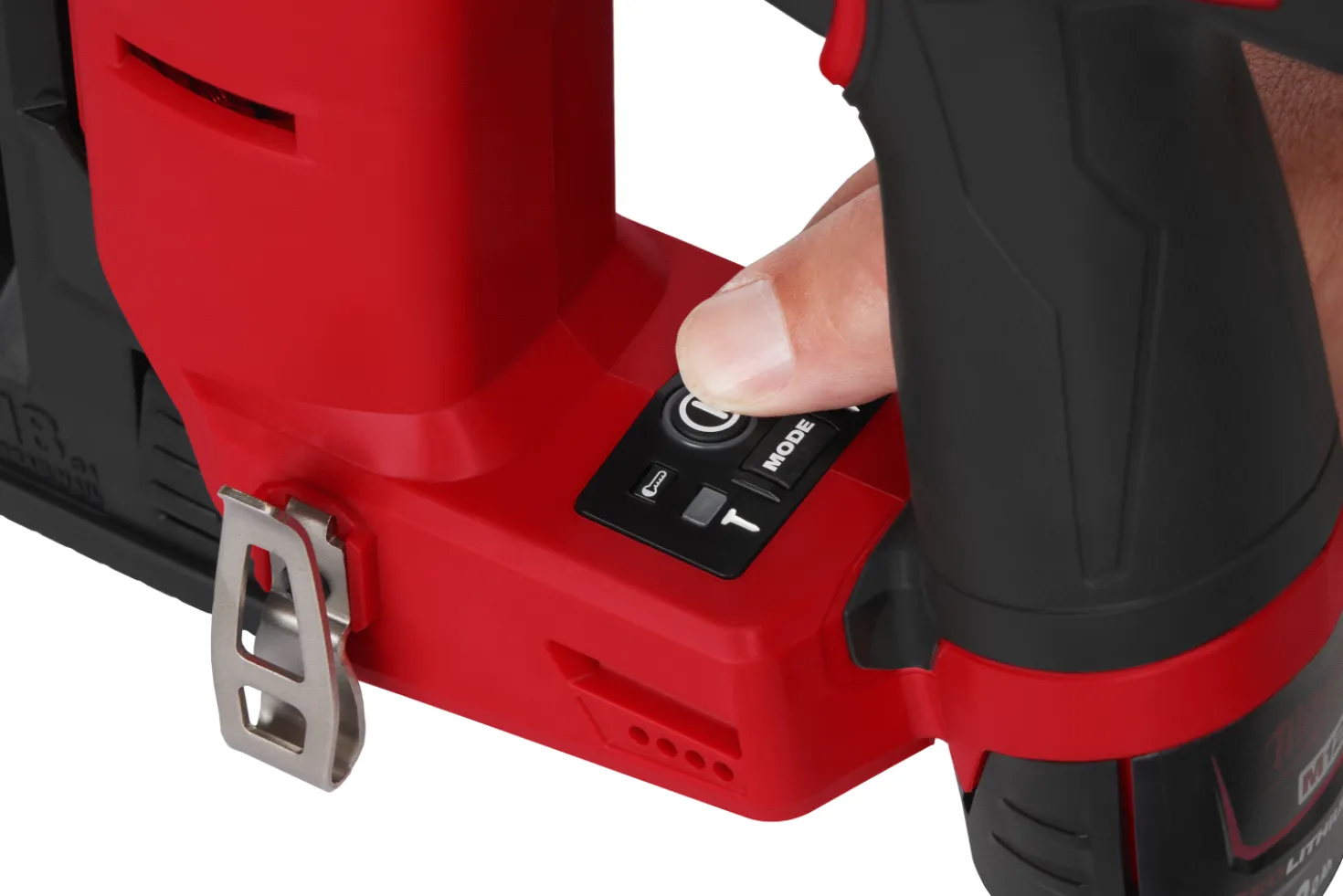 Milwaukee M12 FCN18GS-0X 12V Li-ion accu Rechte tacker body in HD Box - 18Ga