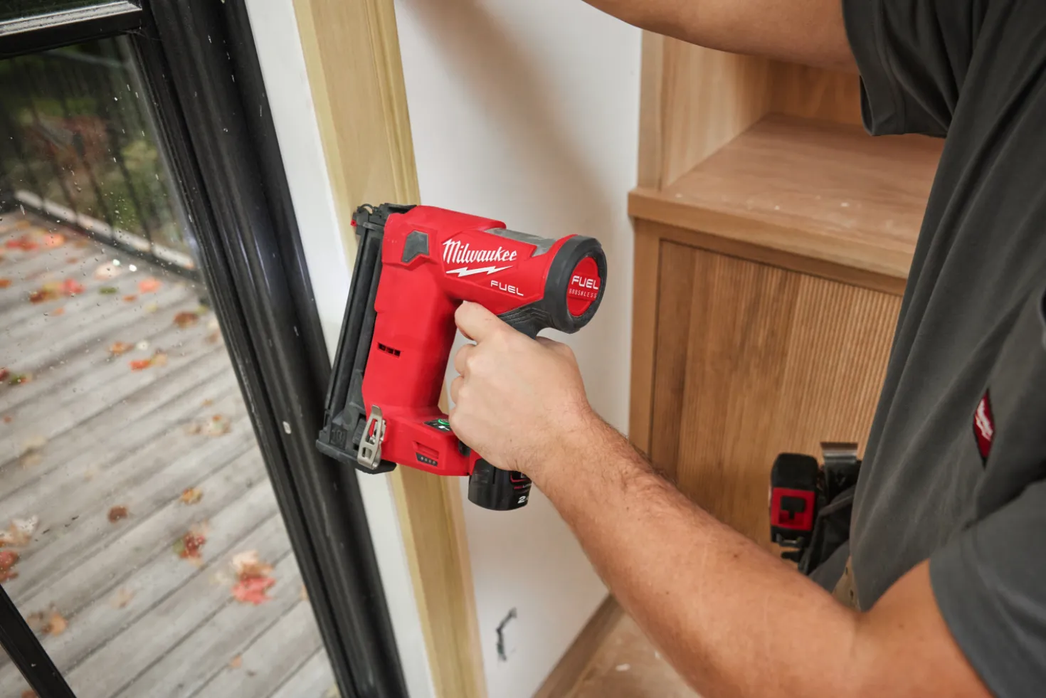 Milwaukee M12 FCN18GS-0X 12V Li-ion accu Rechte tacker body in HD Box - 18Ga