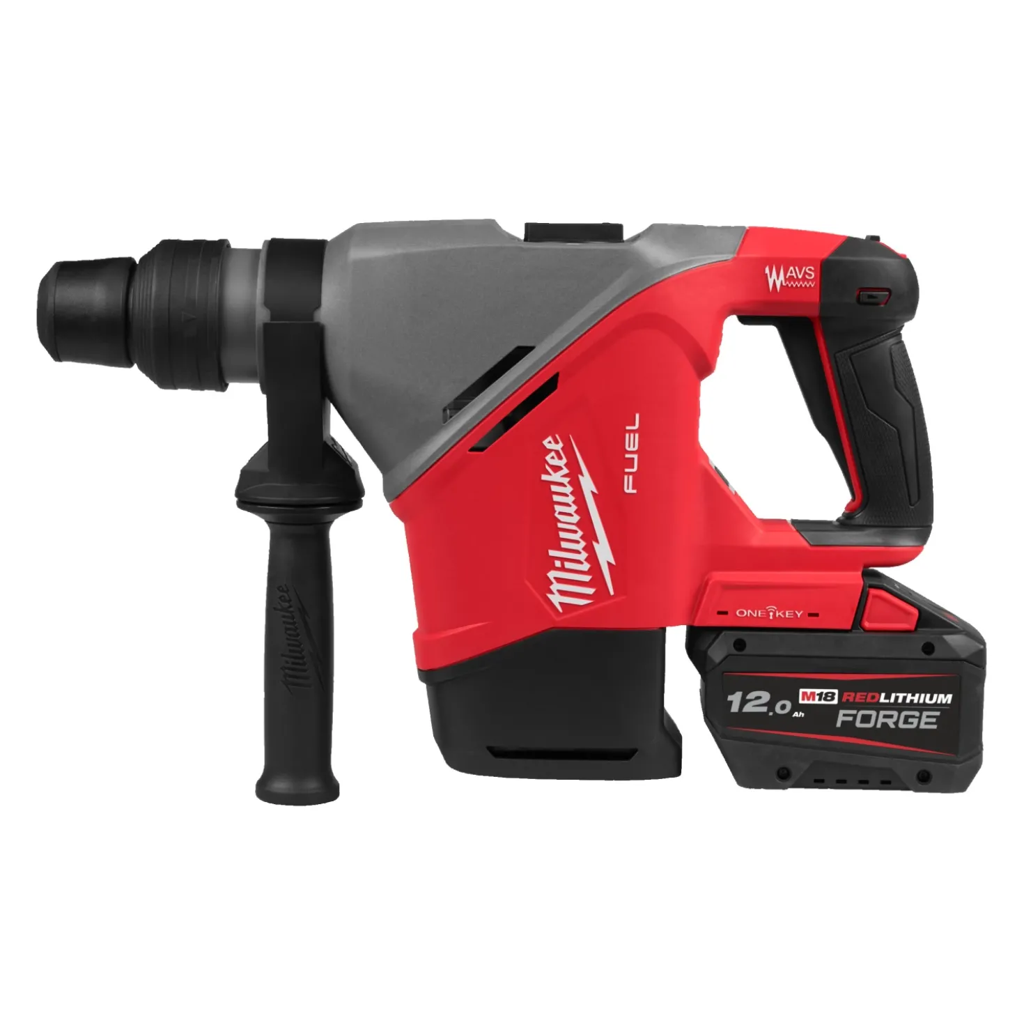 Milwaukee M18 FHACO540-122C 18V Li-ion accu combihamer set (2x 12.0Ah accu) in koffer - 7.5J