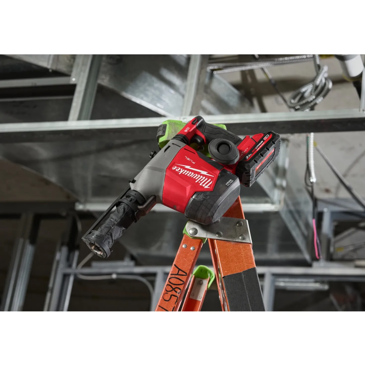 Milwaukee M18 FHAFOH16-0X 18V Li-ion accu SDS-Plus combihamer met geïntegreerde stofafzuiging in HD Box - 2.3J