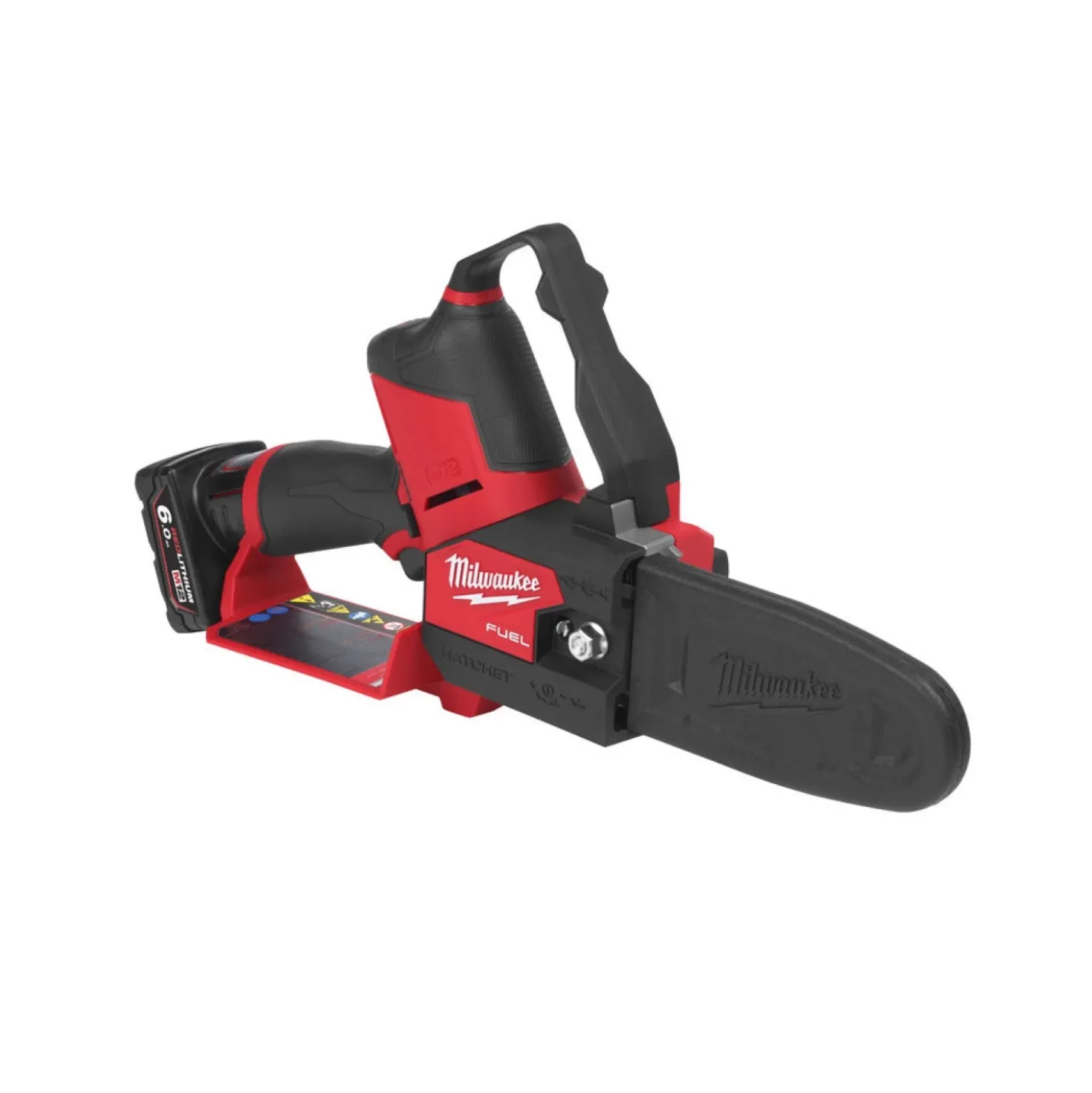 Milwaukee M12 FHS-602X FUEL HATCHET 12V Li-Ion accu snoeizaag set (1x 6.0Ah) in HD-box - 15cm