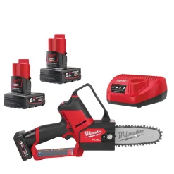 Milwaukee M12 FHS-602X FUEL HATCHET 12V Li-Ion accu snoeizaag set (1x 6.0Ah) in HD-box - 15cm