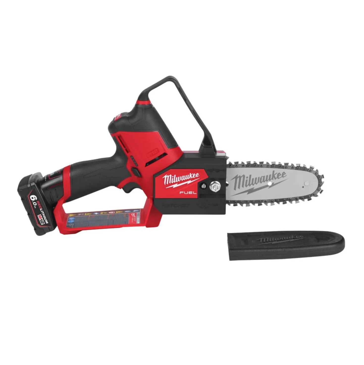 Milwaukee M12 FHS-602X FUEL HATCHET 12V Li-Ion accu snoeizaag set (1x 6.0Ah) in HD-box - 15cm