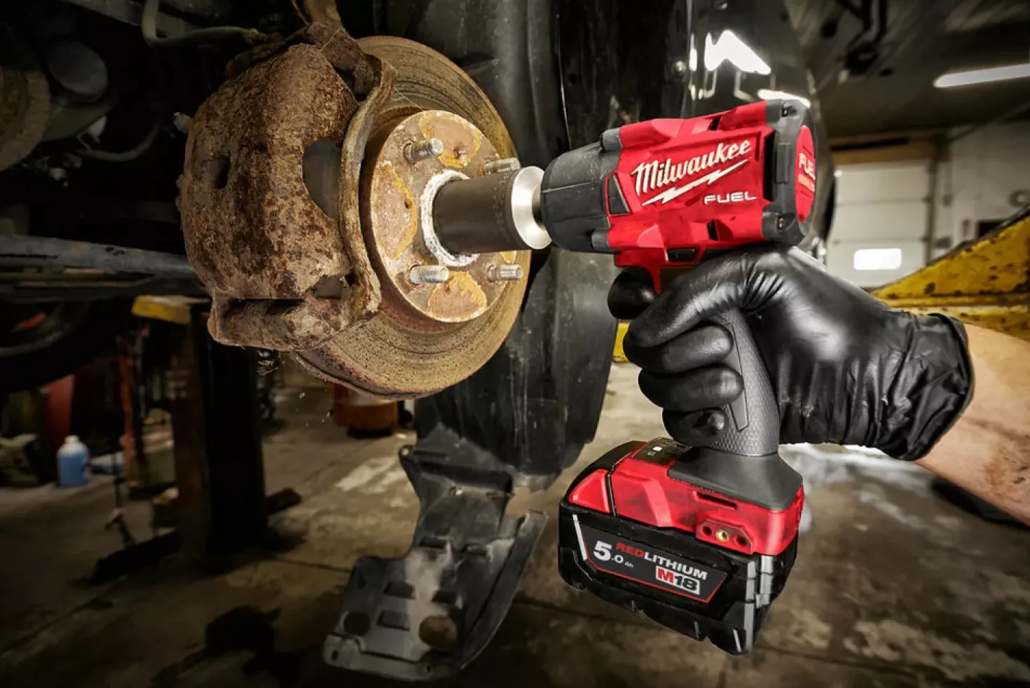 Milwaukee M18 FMTIW2F12-0X 18V Li-ion accu Slagmoersleutel body in HD box - 745Nm - 1/2"