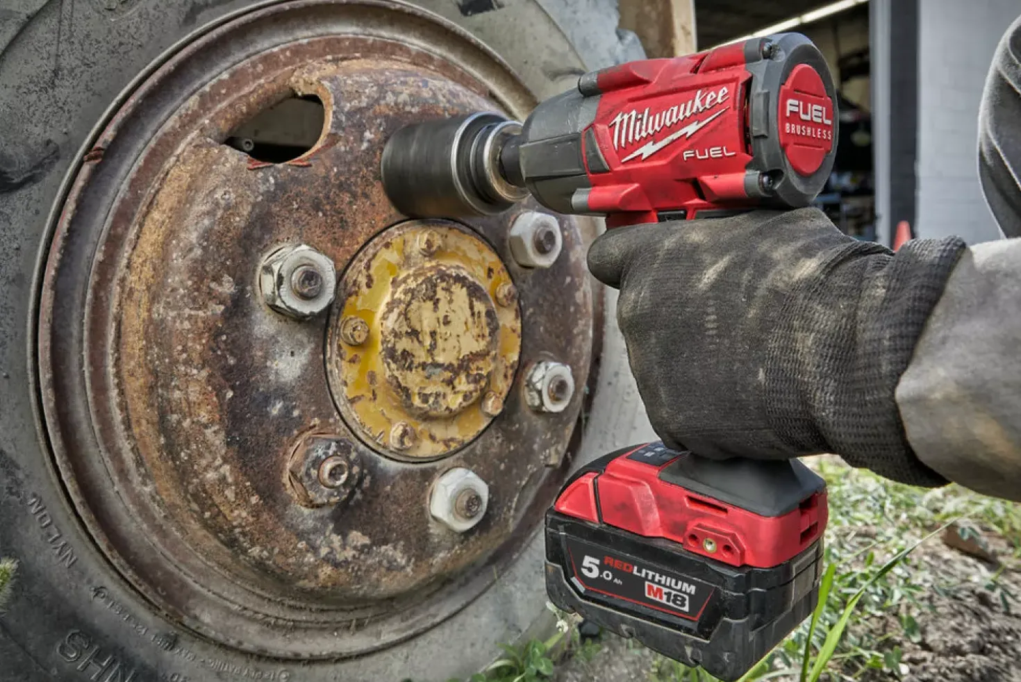 Milwaukee M18 FMTIW2P12-0X Li-Ion accu slagmoersleutel body in HD Box