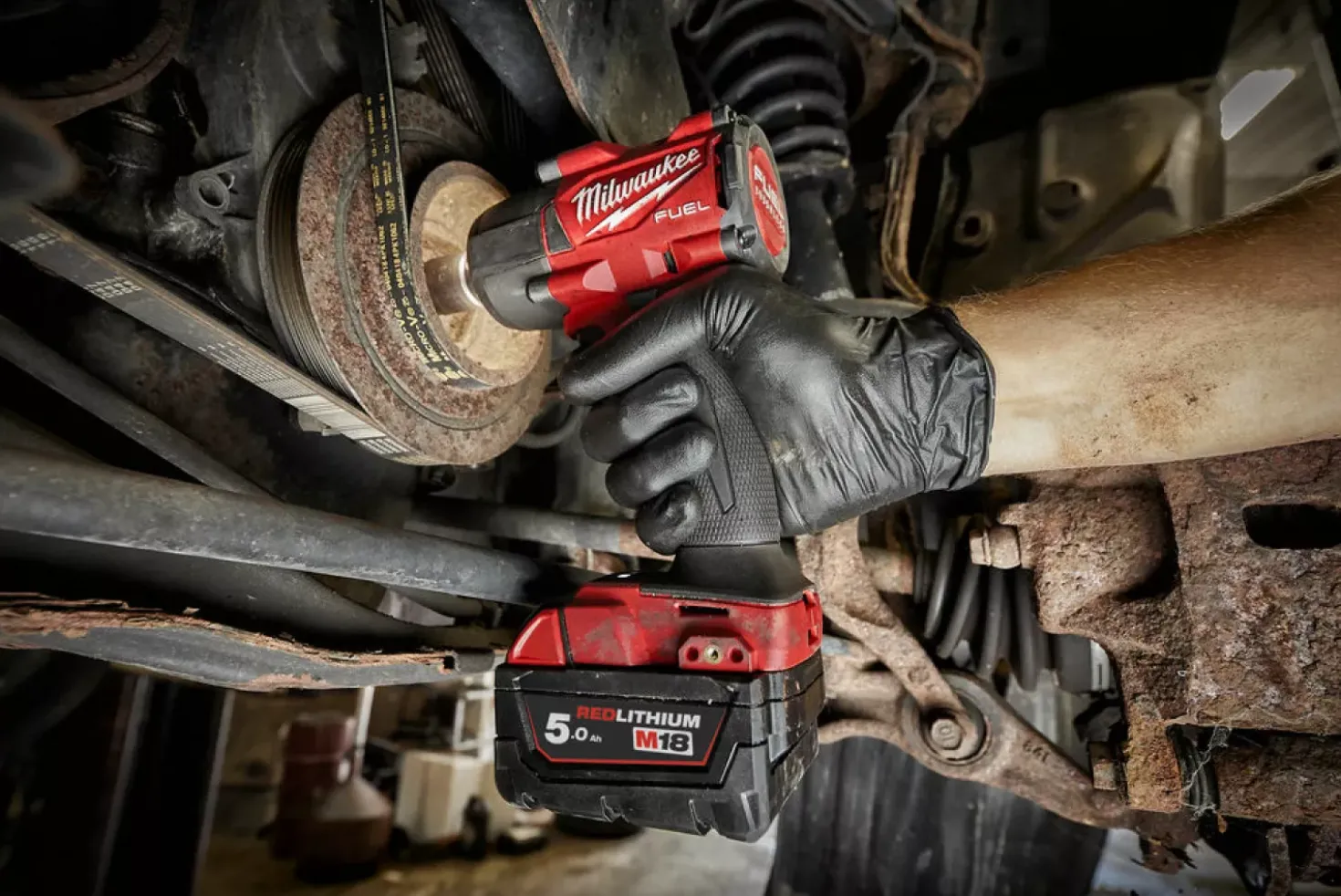 Milwaukee M18 FMTIW2P12-0X Li-Ion accu slagmoersleutel body in HD Box