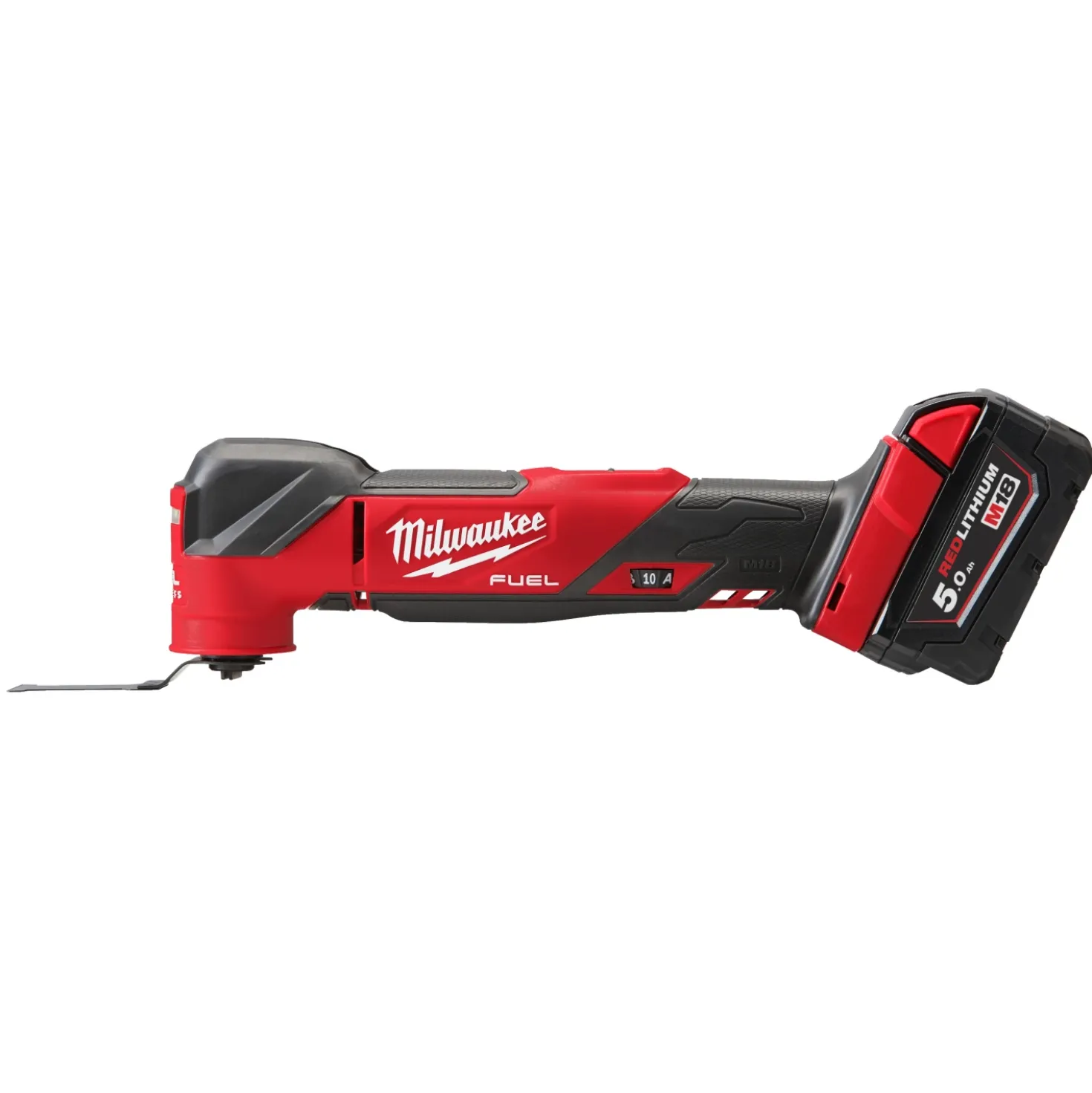 Milwaukee M18 FMT-502X 18V Li-ion Accu multitool set (2x 5.0Ah) + 8 delige accessoireset in HD Box