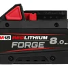 Milwaukee M18 FORGENRG-802DBSC 18V Li-ion accu-starterset (2x 8.0Ah forge) + lader