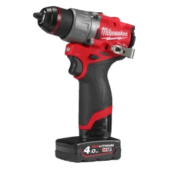 Milwaukee M12 FPD2-602X 12V Li-Ion accu subcompacte slagsboormachine set (2x 6.0Ah accu) in HD Box - 45 Nm