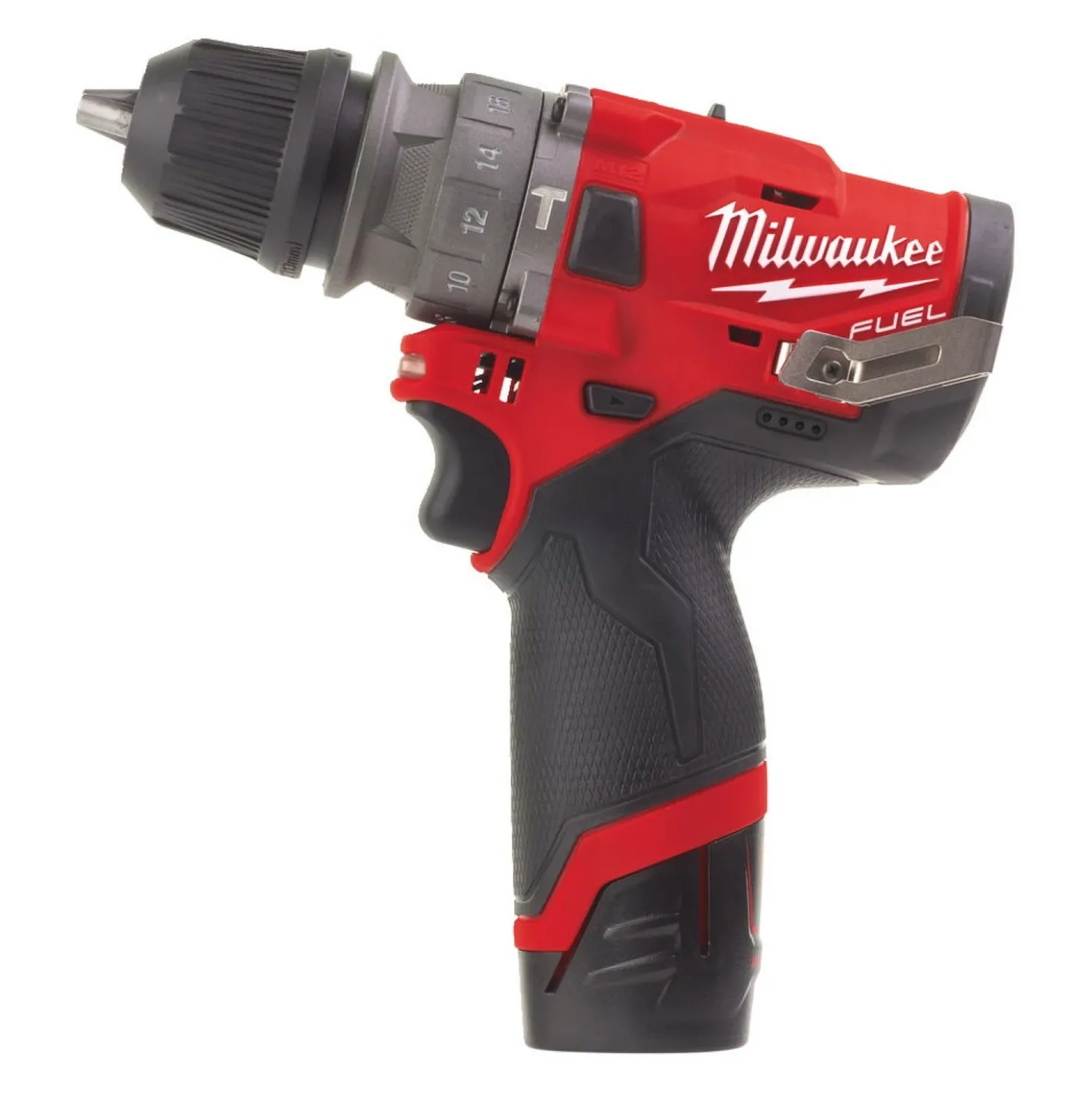 Milwaukee M12 FPDX-202X 12V Li-Ion accu Boor-/schroefmachine set (2x 2.0Ah accu) in HD-Box - koolborstelloos