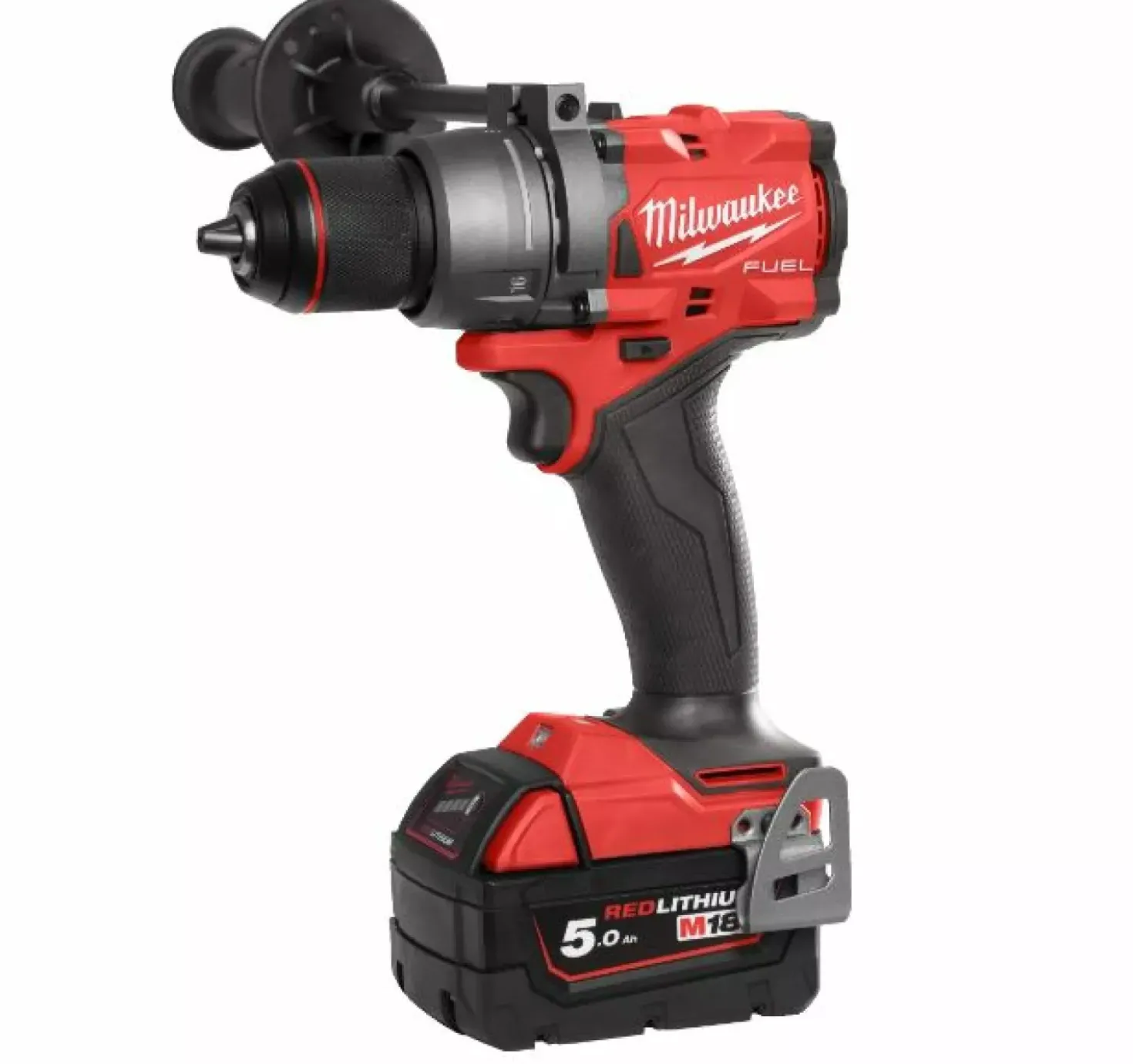 Milwaukee M18 FPP2A3-502X 18V Li-Ion accu klopboor- /schroefmachine (M18 FPD3-0) & slagschroevendraaier (M18 FID3-0) combiset (2x 5.0Ah) in HD Box