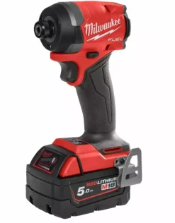 Milwaukee M18 FPP2A3-502X 18V Li-Ion accu klopboor- /schroefmachine (M18 FPD3-0) & slagschroevendraaier (M18 FID3-0) combiset (2x 5.0Ah) in HD Box