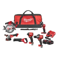 Milwaukee M18 FPP6G3-502B 18V Li-ion accu 6-Delige combiset in transporttas (2x 5.0Ah accu)