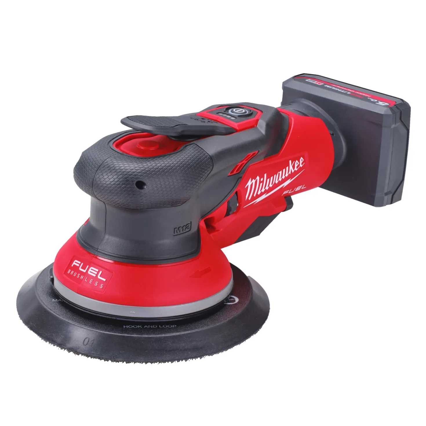 Milwaukee M12 FROS2.5-502x 12V Li-ion accu Excentrische schuurmachine set (2x 5.0Ah accu) in HD Box - 150mm