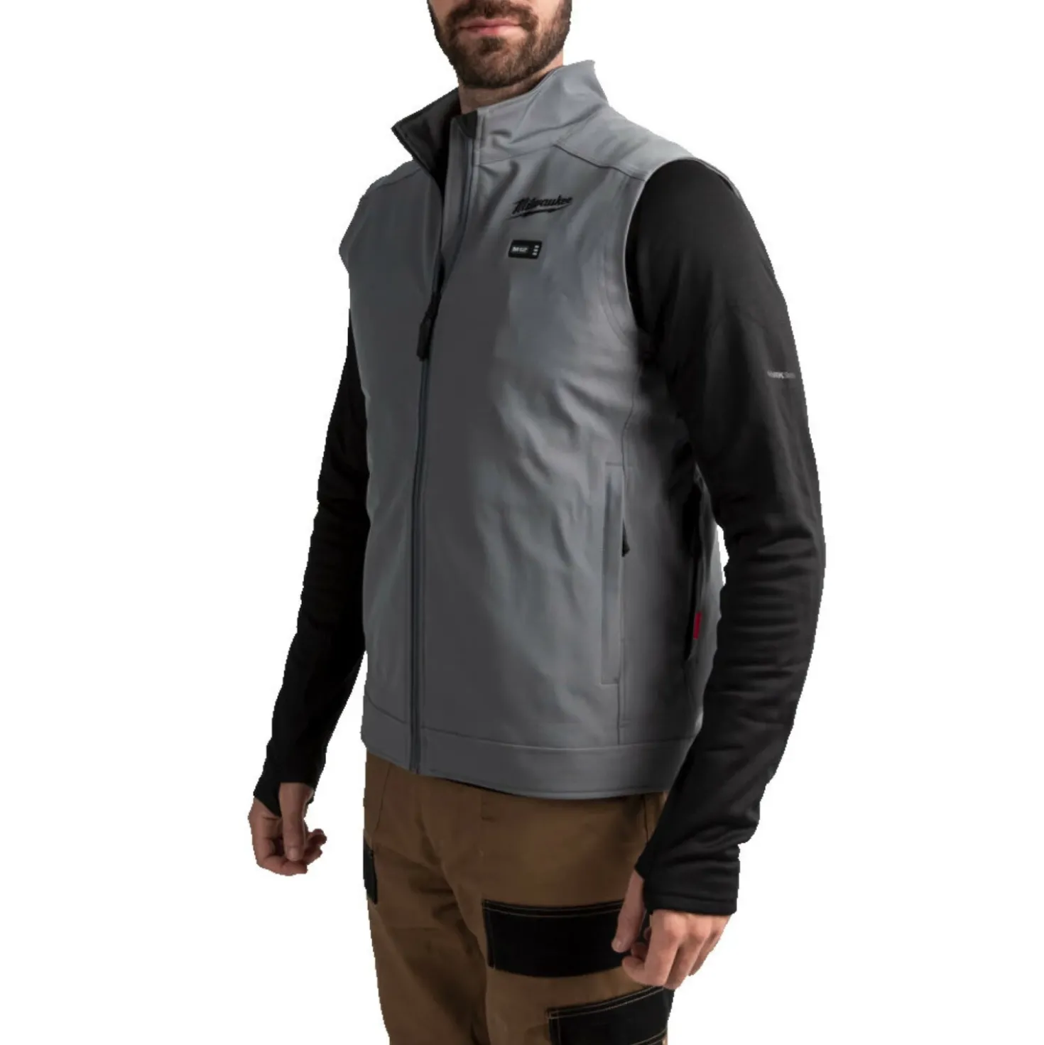Milwaukee M12 HVGREY1-0 (S) Heated Toughshell Vest grijs