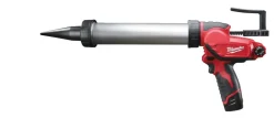 Milwaukee M12 PCG/400A-0 12V Li-Ion Accu lijm- en kitspuit body incl. worsthouder in tas