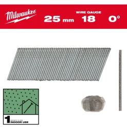 Milwaukee 4932492551 Nagels brad 18G/25mm/RC/G/SC1-5kpc