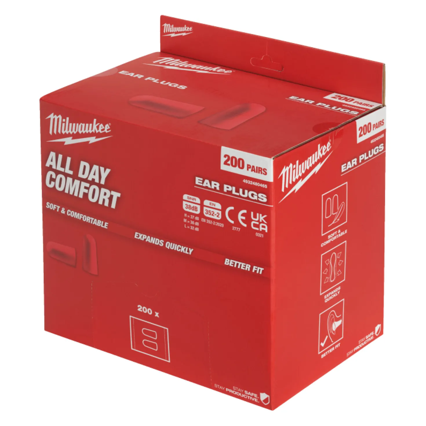 Milwaukee Oordoppen foam (200 paar)