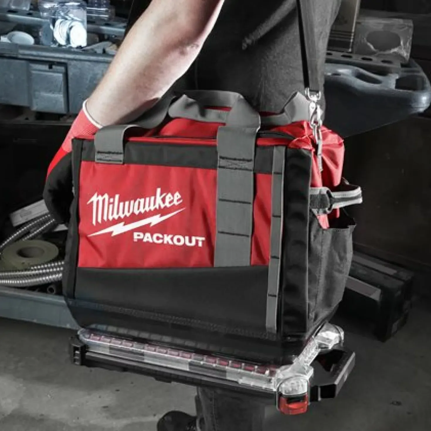 Milwaukee 4932471065 Packout Compact Slim Organizer - 250 x 380 x 65mm