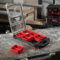 Milwaukee 4932471065 Packout Compact Slim Organizer - 250 x 380 x 65mm