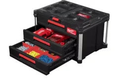 Milwaukee 4932472130 Packout gereedschapskoffer met 3 lades