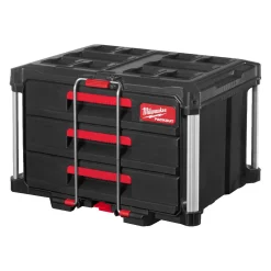 Milwaukee 4932472130 Packout gereedschapskoffer met 3 lades