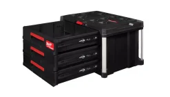 Milwaukee 4932472130 Packout gereedschapskoffer met 3 lades