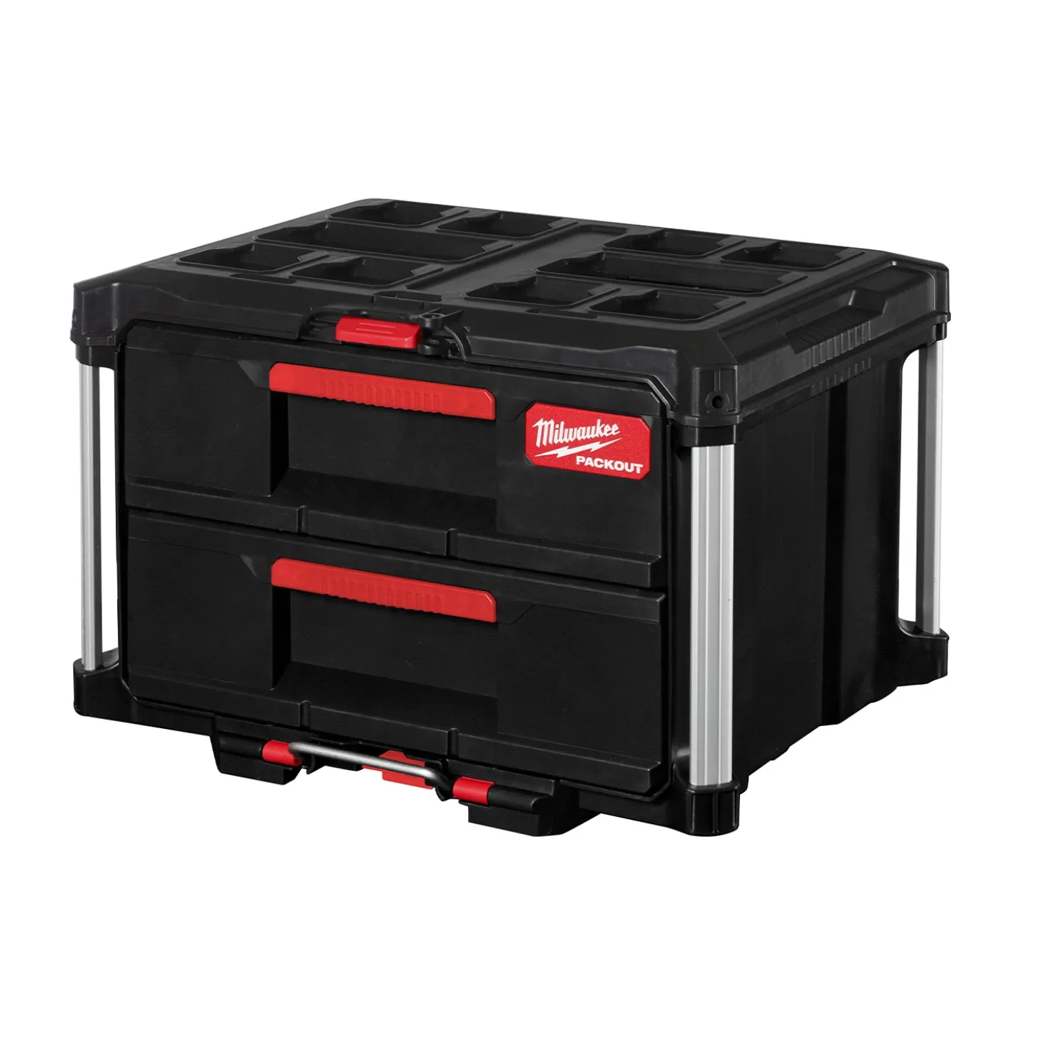 Milwaukee 4932472129 Packout gereedschapskoffer met 2 lades
