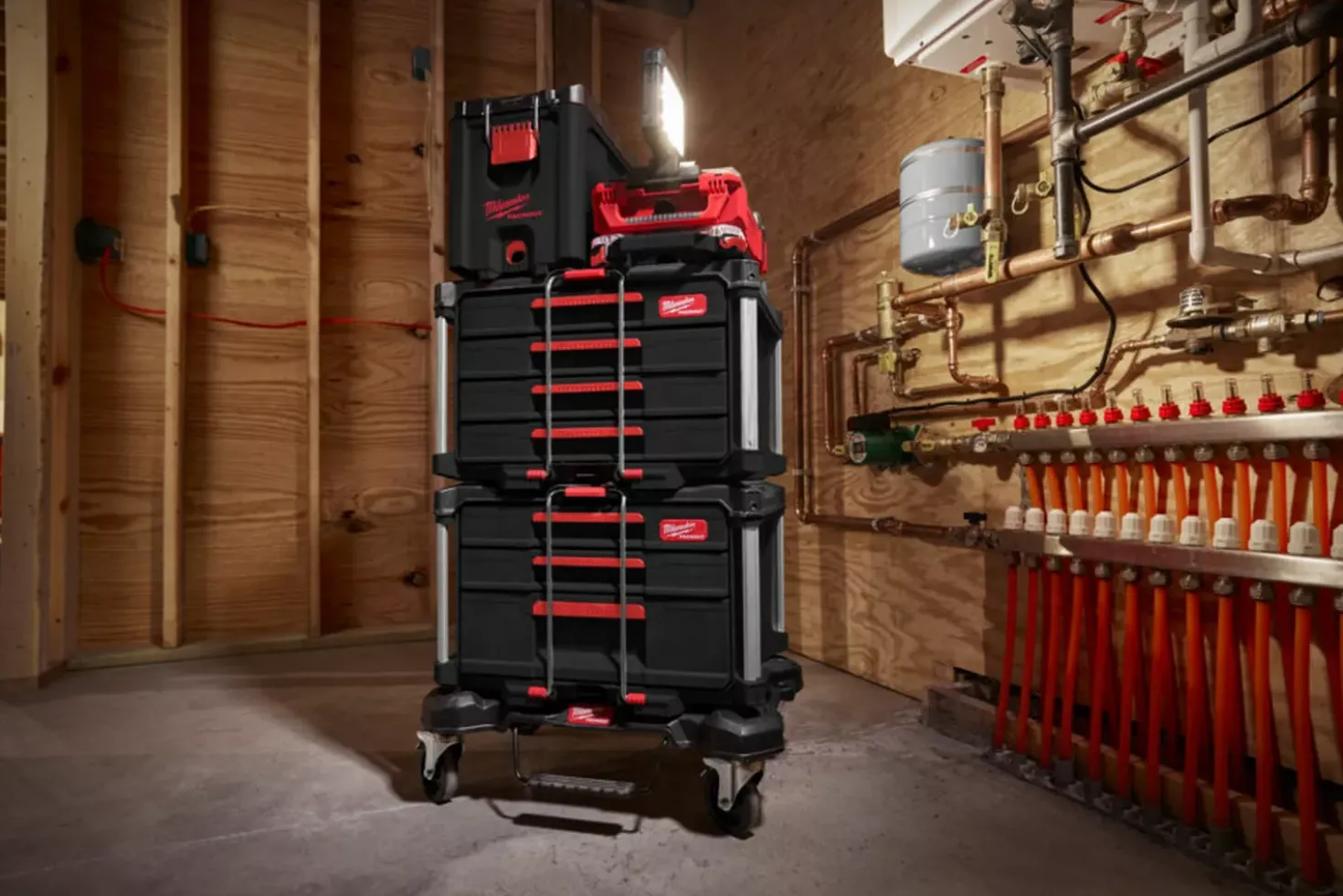Milwaukee 4932493189 Packout gereedschapskoffer met 4 lades