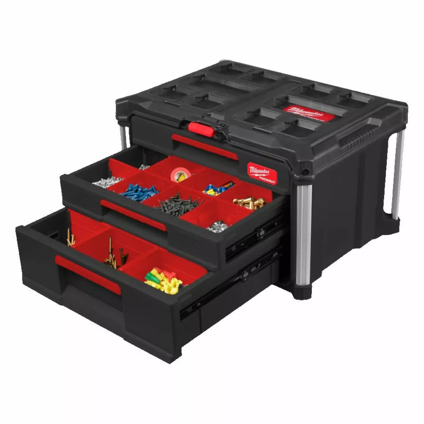 Milwaukee 4932493190 Packout gereedschapskoffer 2+1 lades