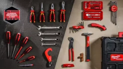 Milwaukee 4932499467 PACKOUT Gereedschapset in koffer - 73-delig - voor loodgieters