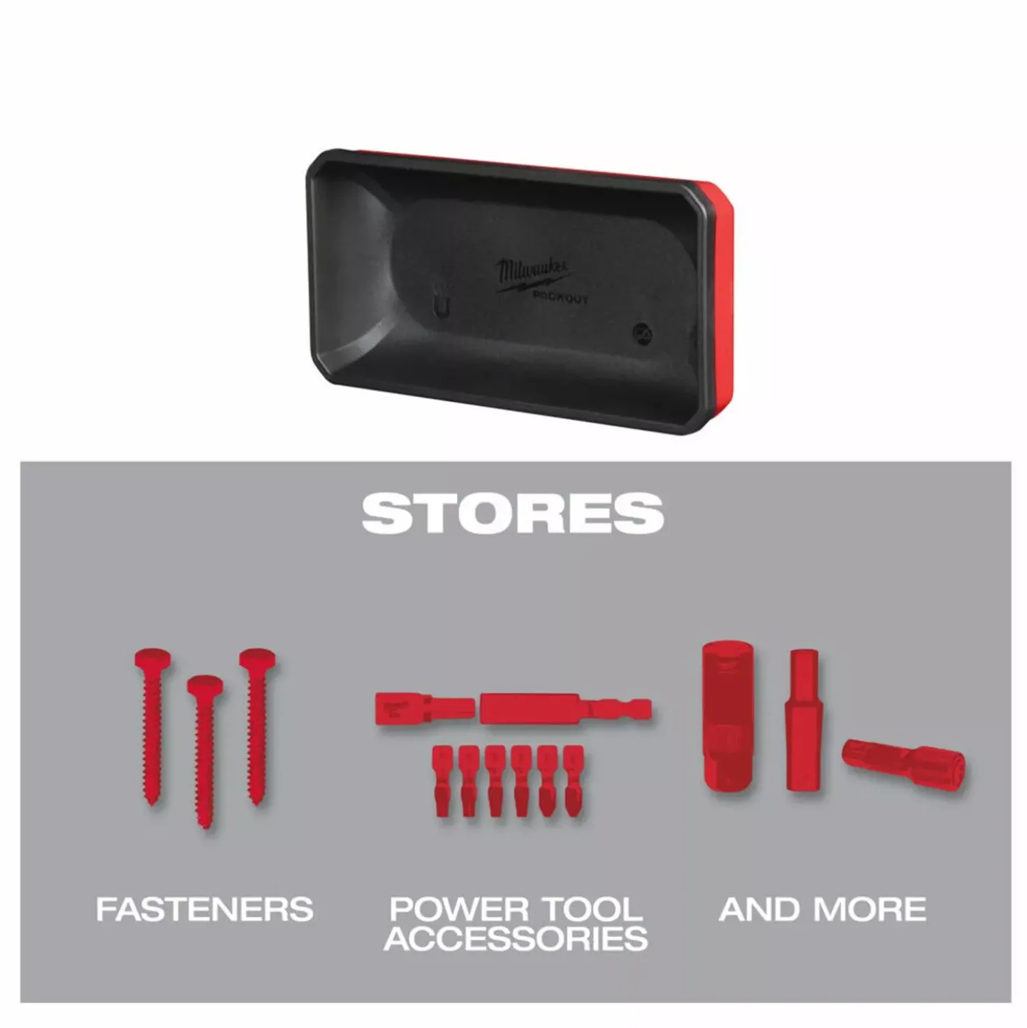 Milwaukee 4932493381 Packout magnetische bakjes 10x20 cm