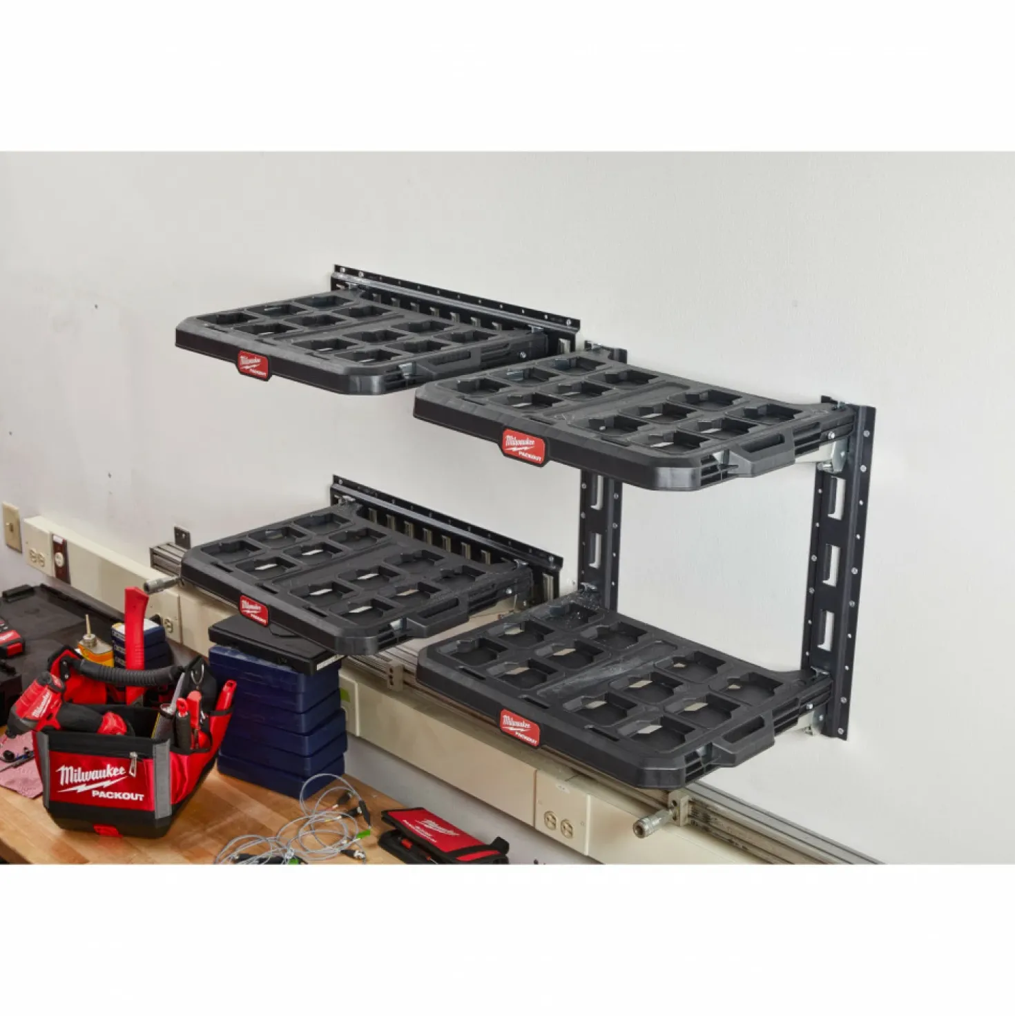 Milwaukee 4932472127 Packout rekkensysteem - 2-delig